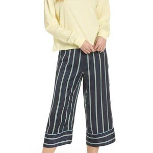 Something Navy Satin Pajama Pants